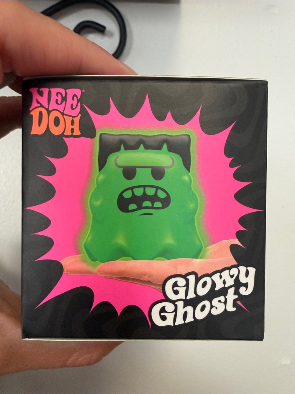 Glowy Ghost Glow-in-the-Dark Green Squeeze Toy - Picture 4 of 6